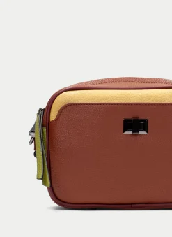 Bolsa  couro-mostarda-olive