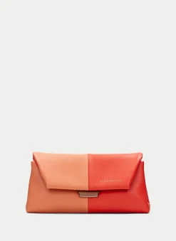 Bolsa de ombro coral-scarlet