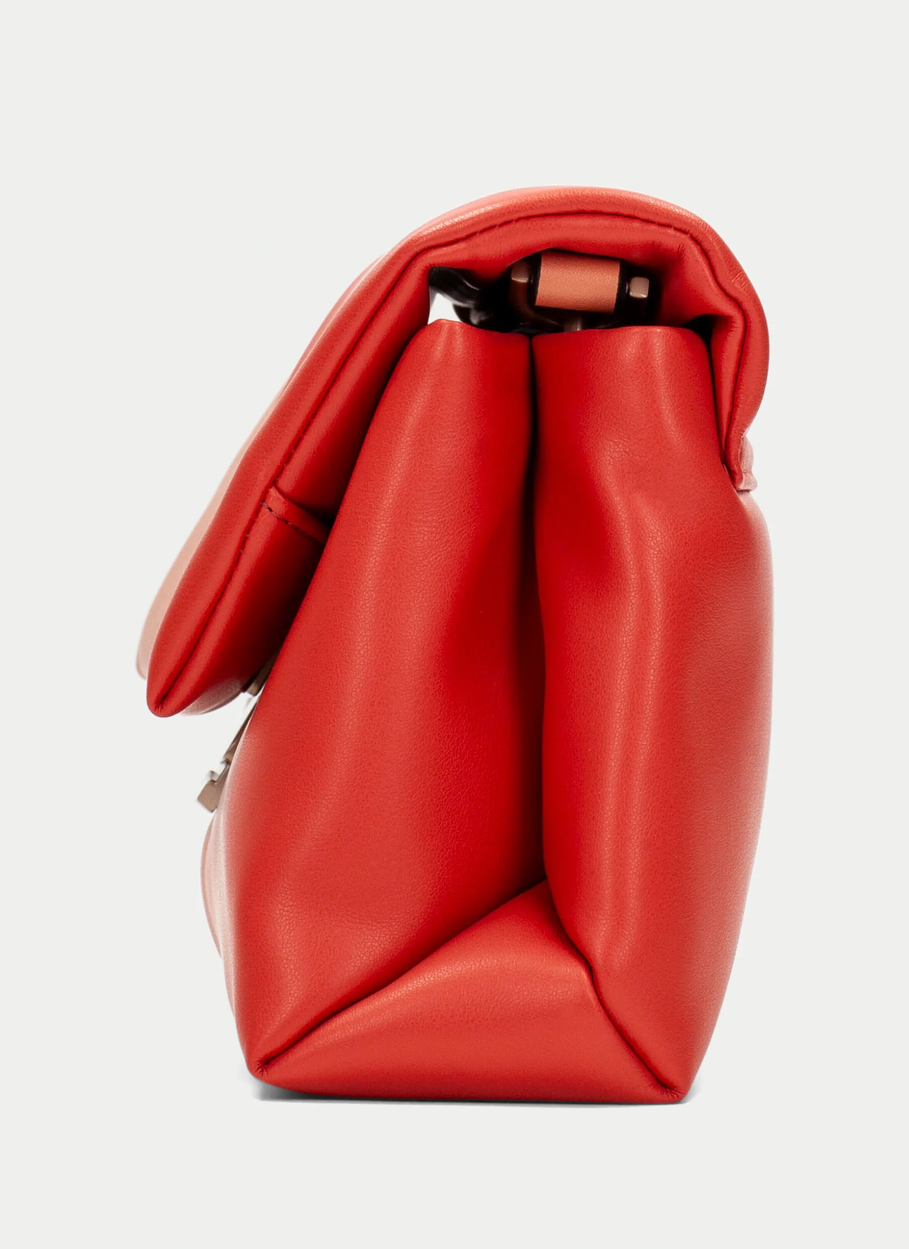 Bolsa de ombro coral-scarlet
