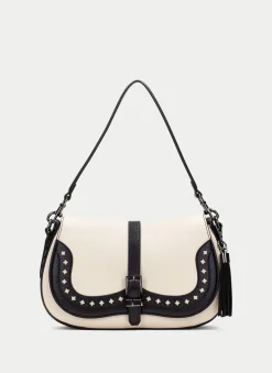 Bolsa de ombro  preto-milk