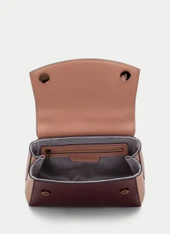 Bolsas de mão almond-vinho