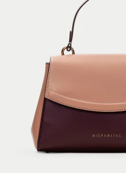 Bolsas de mão almond-vinho