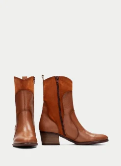 Bota Cowboy madeira couro