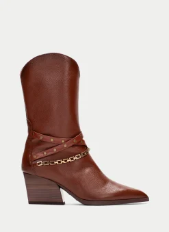 Bota sidney couro
