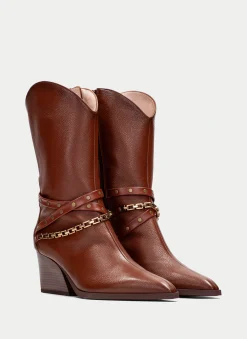 Bota sidney couro