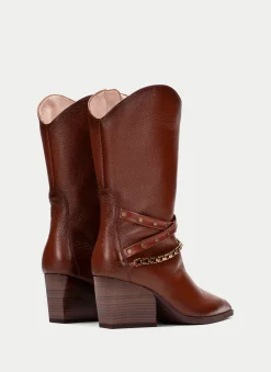 Bota sidney couro