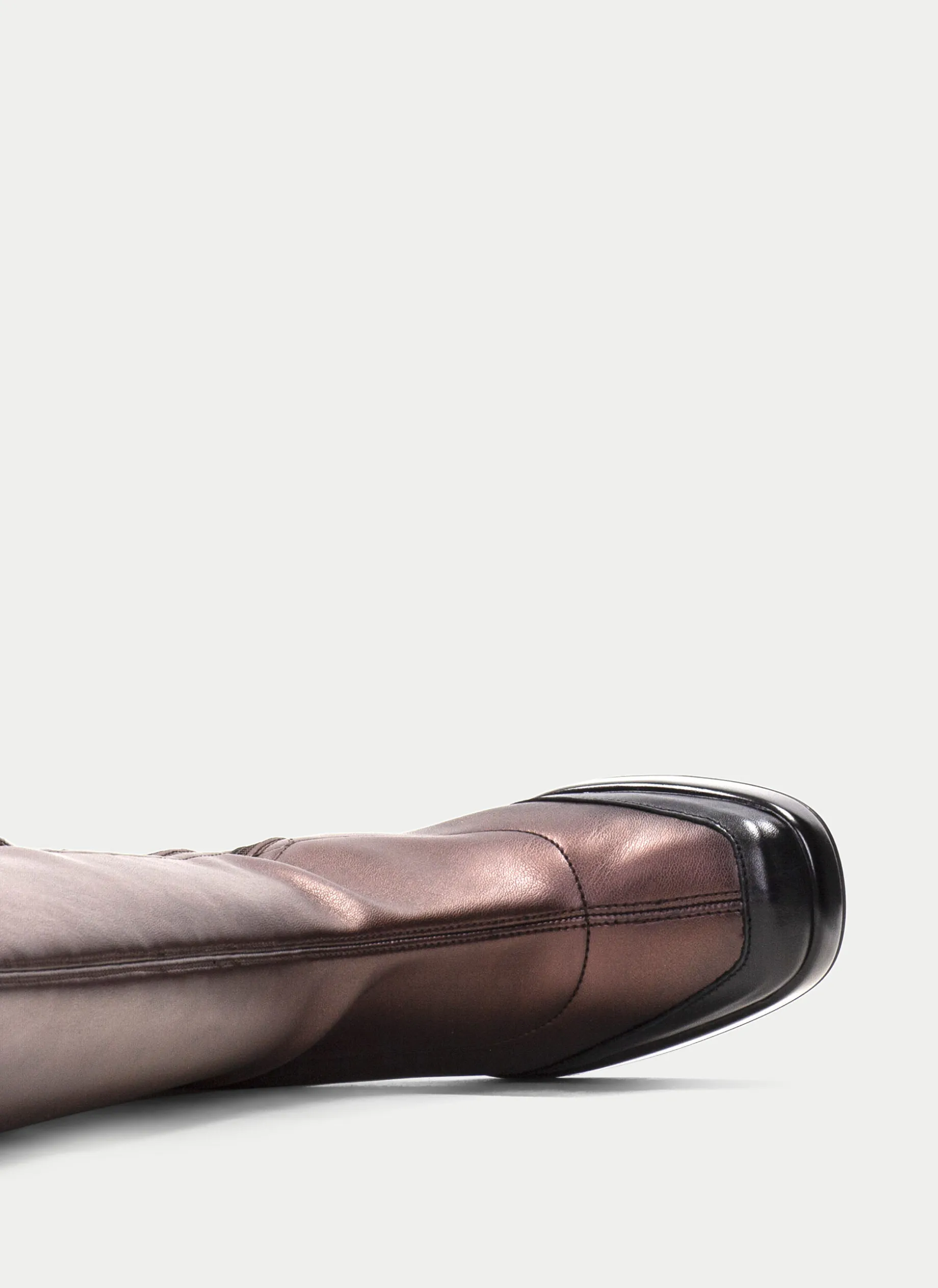 Bota tokio preto-bronze