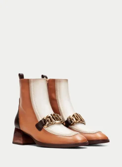 Botins charlize apricot-vainilla