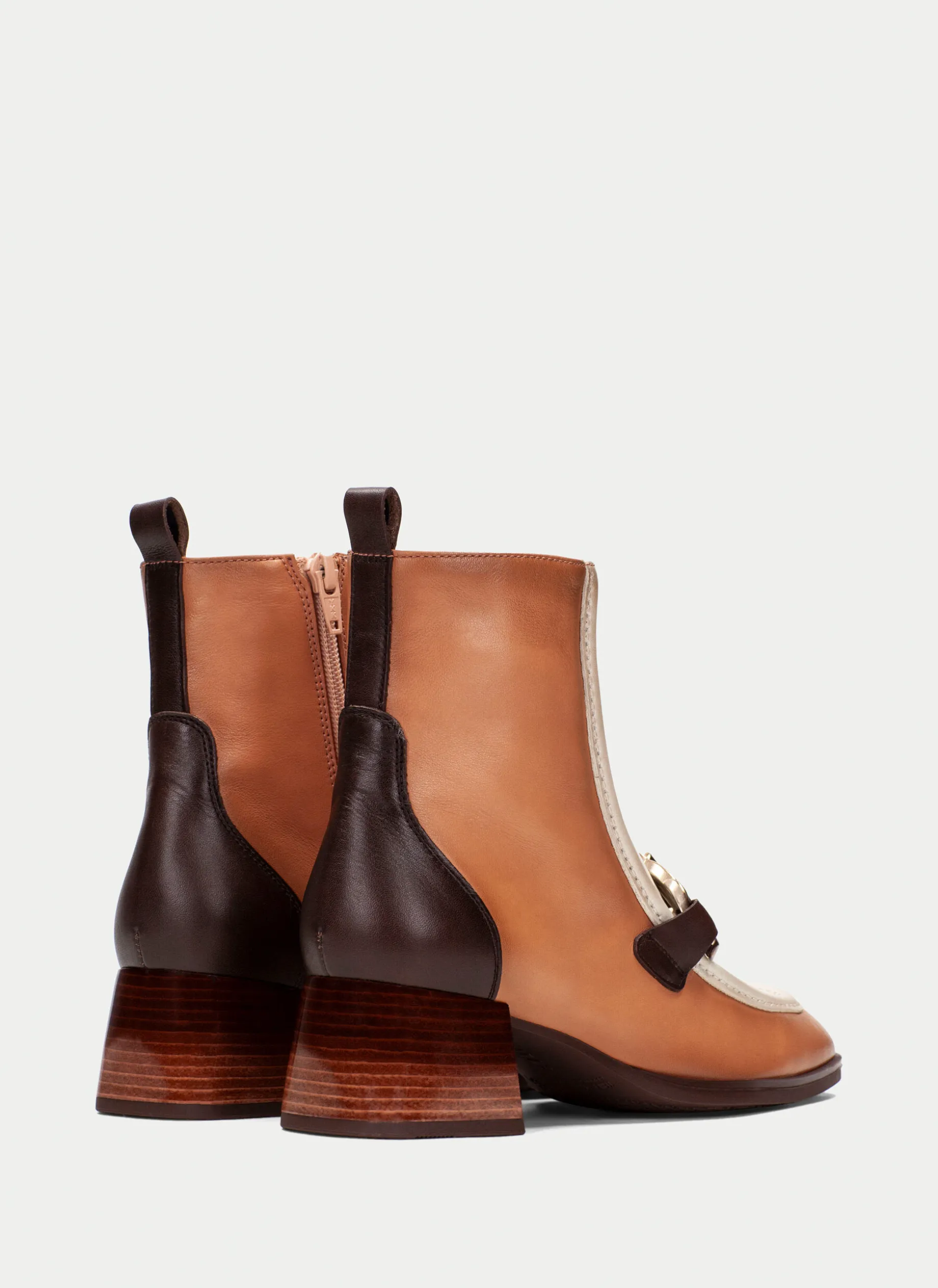 Botins charlize apricot-vainilla