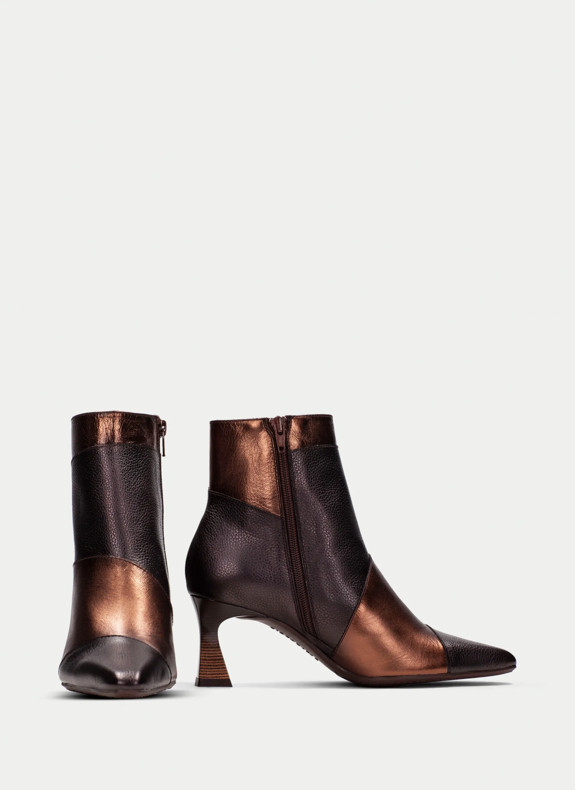 Botins dalia marron-bronce