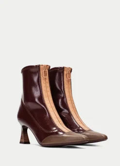 Botins dalia taupe-marron