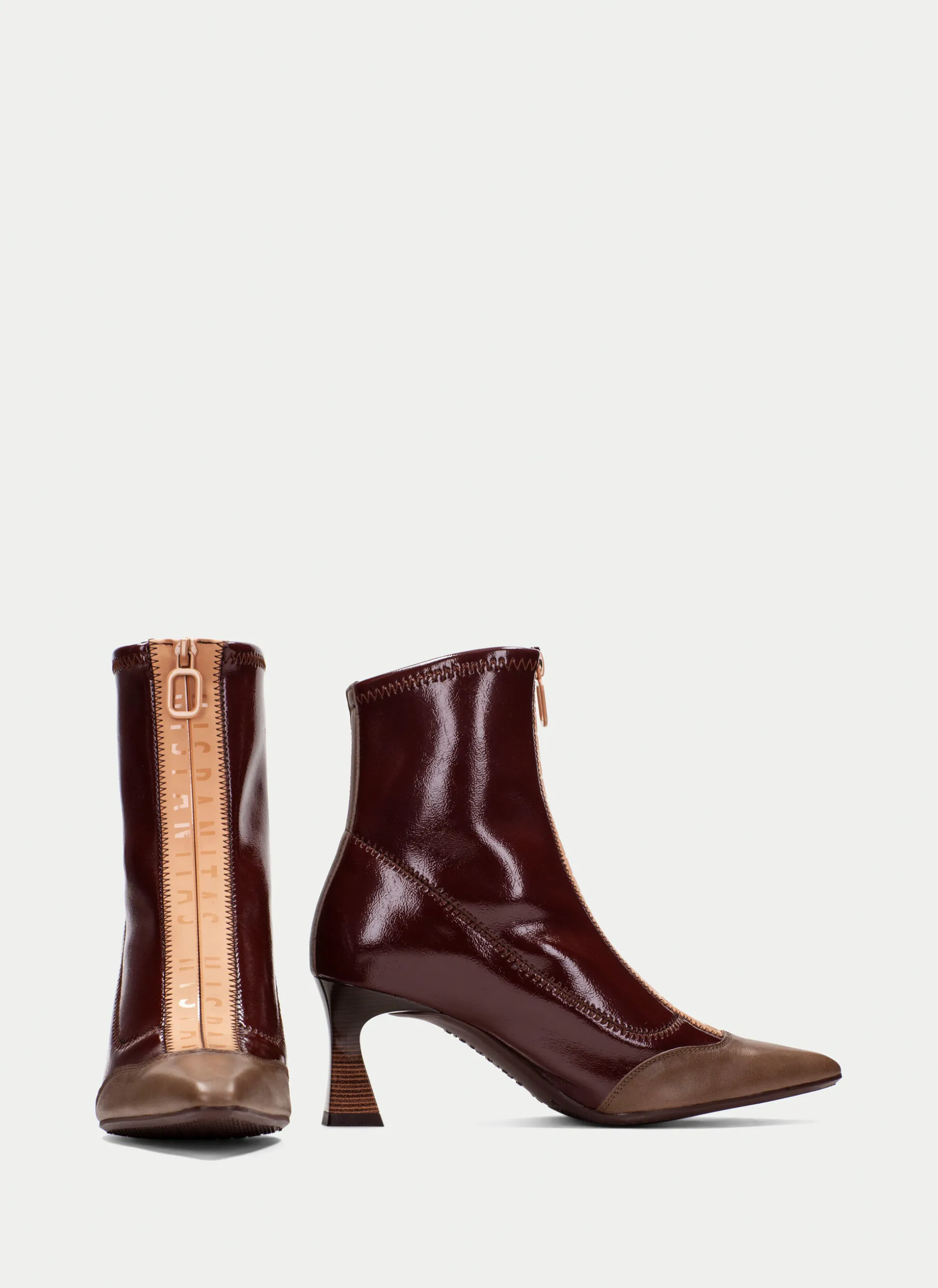 Botins dalia taupe-marron