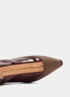 Botins dalia taupe-marron