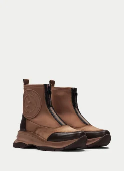 Botins Desportivos alaska marrom-apricot