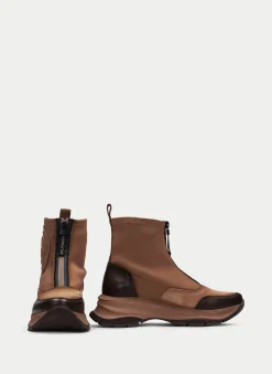 Botins Desportivos alaska marrom-apricot