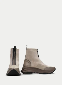 Botins Desportivos alaska taupe-ivory