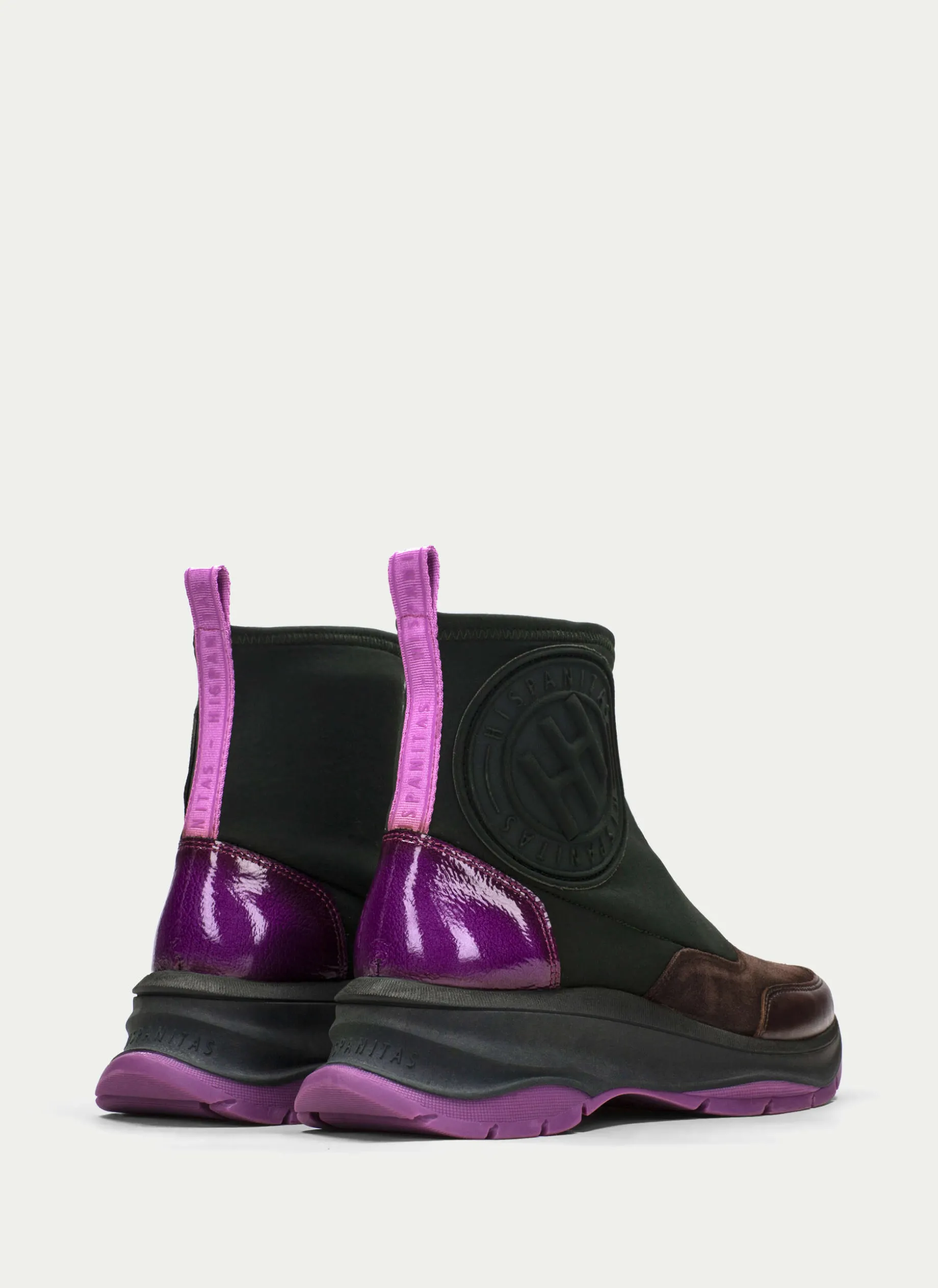 Botins Desportivos alaska forest-marrom-magenta