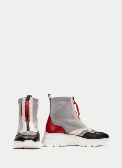 Botins Desportivos helsinki preto-cinzento-vermelho