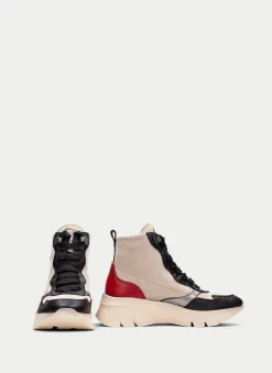 Botins Desportivos helsinki preto-milk-vermelho