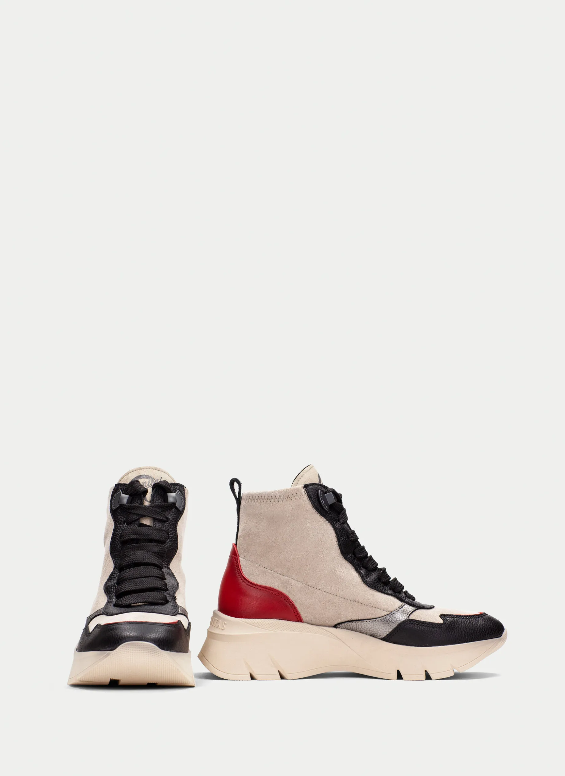 Botins Desportivos helsinki preto-milk-vermelho