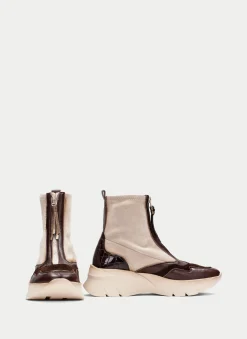 Botins Desportivos helsinki marrom-milk