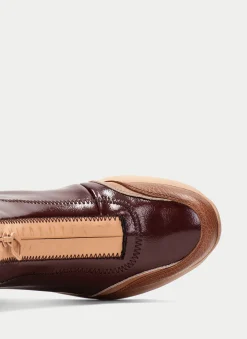 Botins Desportivos polinesia couro-marrom