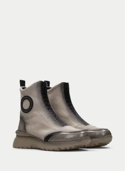 Botins Desportivos polinesia taupe-ivory