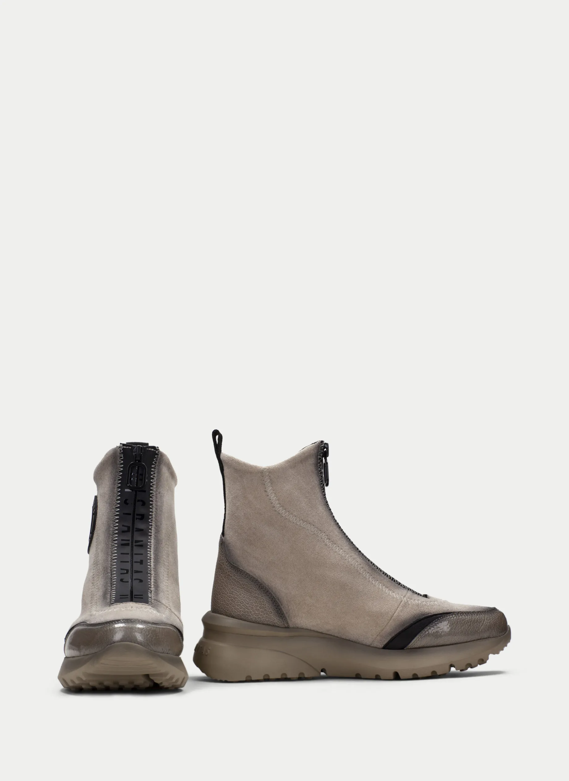 Botins Desportivos polinesia taupe-ivory