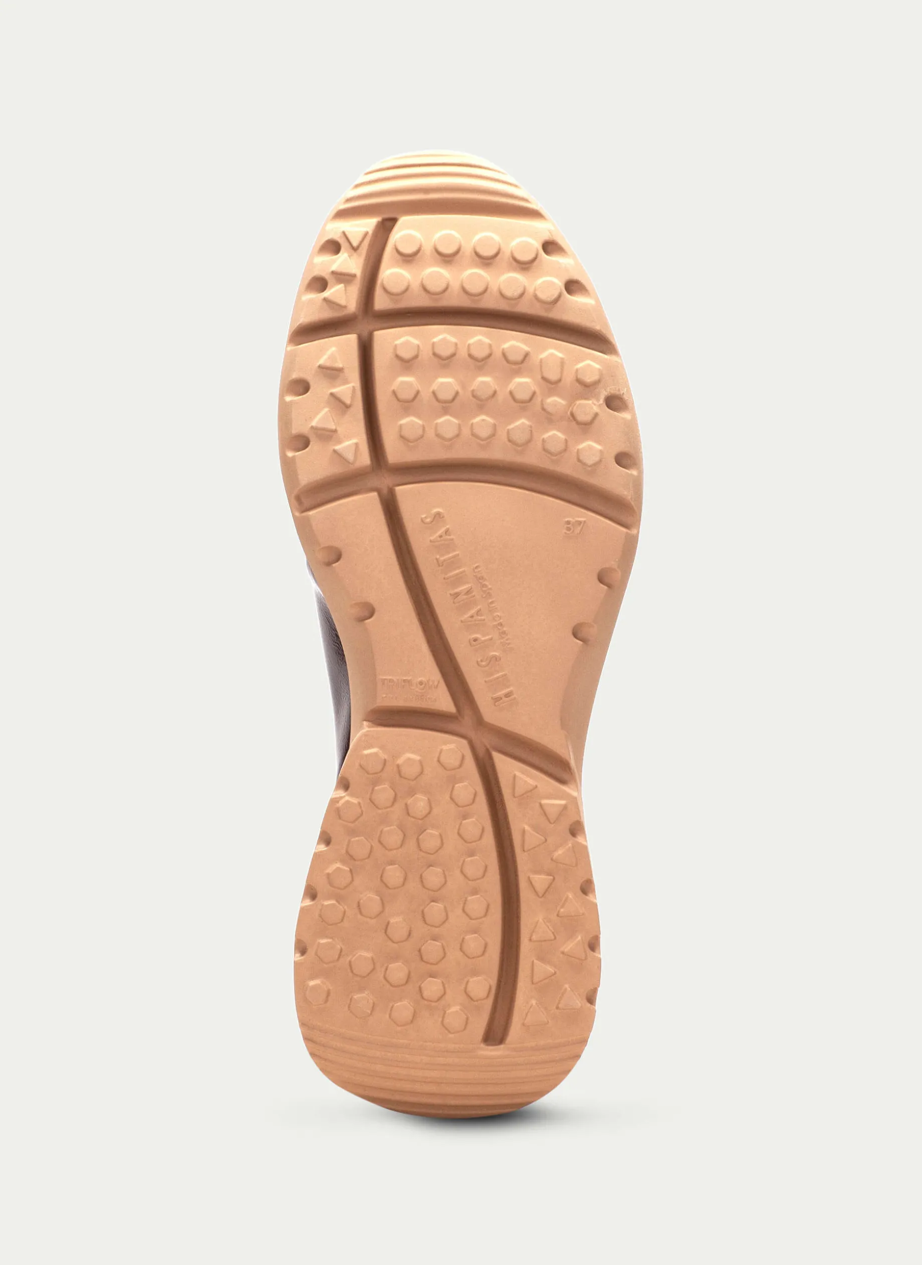 Botins Desportivos polinesia couro-marrom
