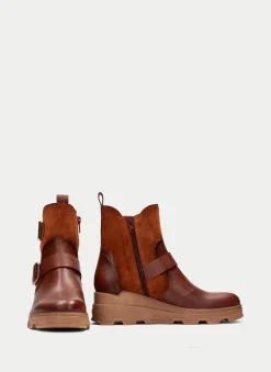 Botins florencia couro