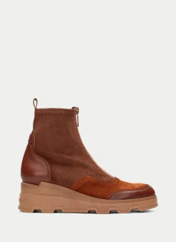 Botins florencia couro
