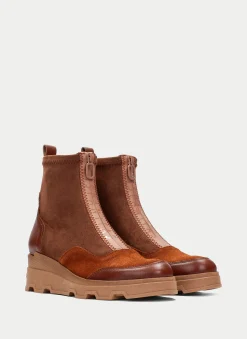 Botins florencia couro