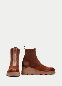 Botins florencia couro