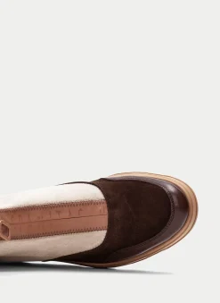 Botins florencia marrom-milk