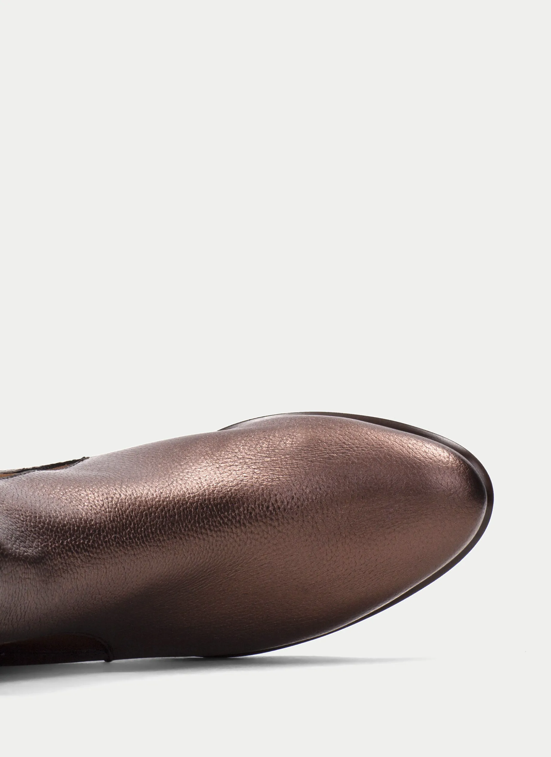 Botins madeira bronze