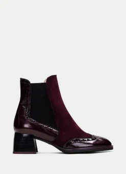 Botins milan vinho