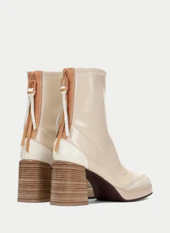 Botins tokio marfil