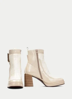 Botins tokio marfil-beig