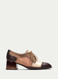 Derby charlize marrom-marfil