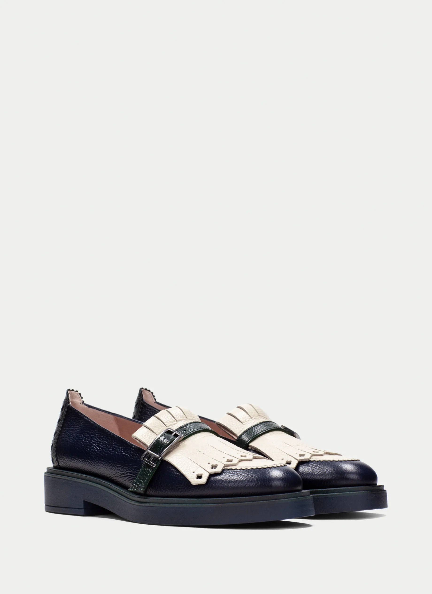 Moccasins brooklyn azul-milk-forest