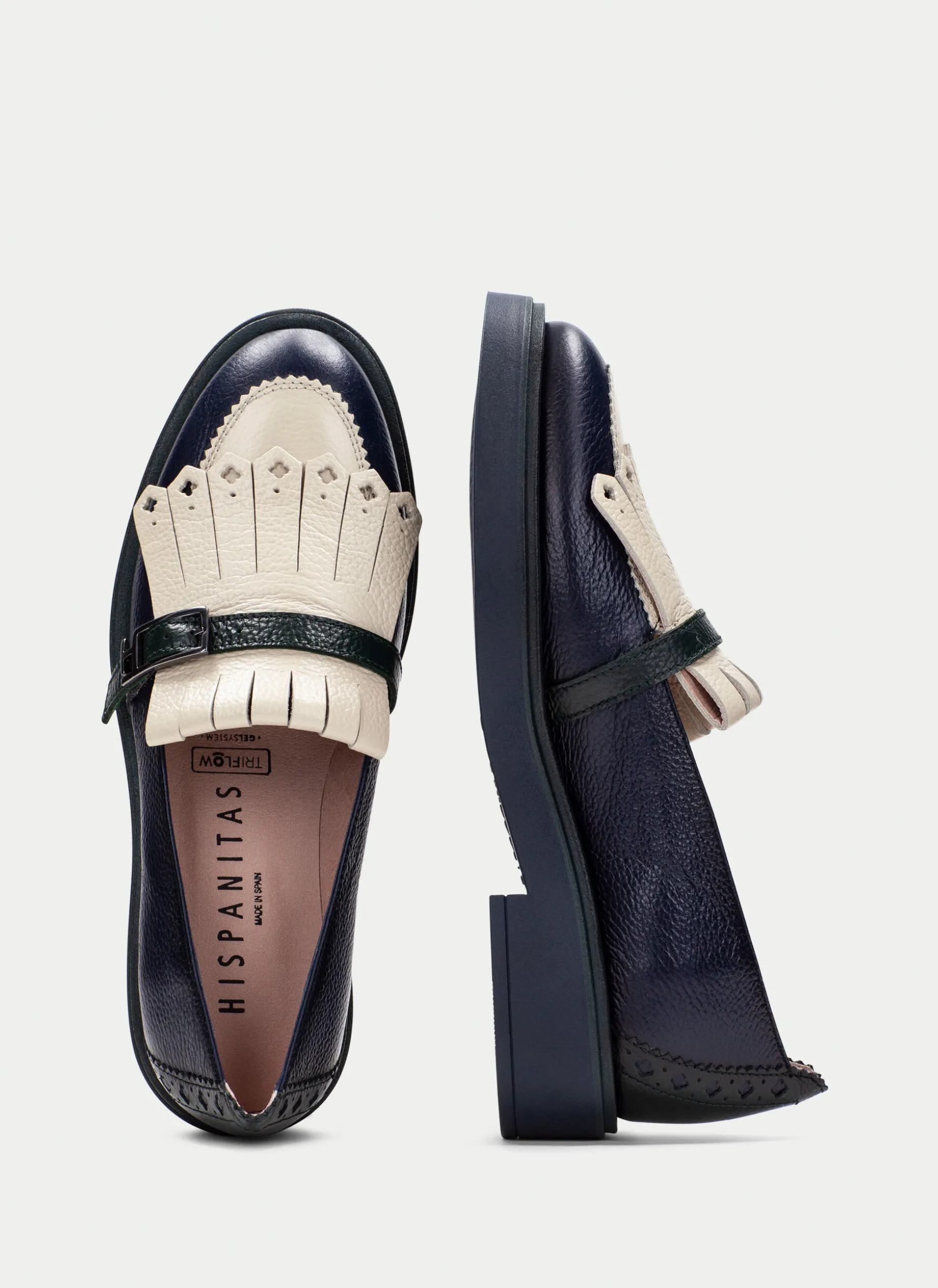 Moccasins brooklyn azul-milk-forest