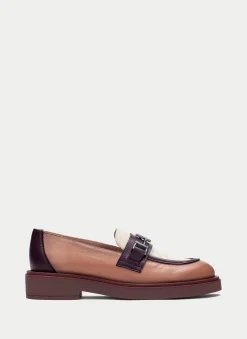 Moccasins brooklyn vinho-milk-almond