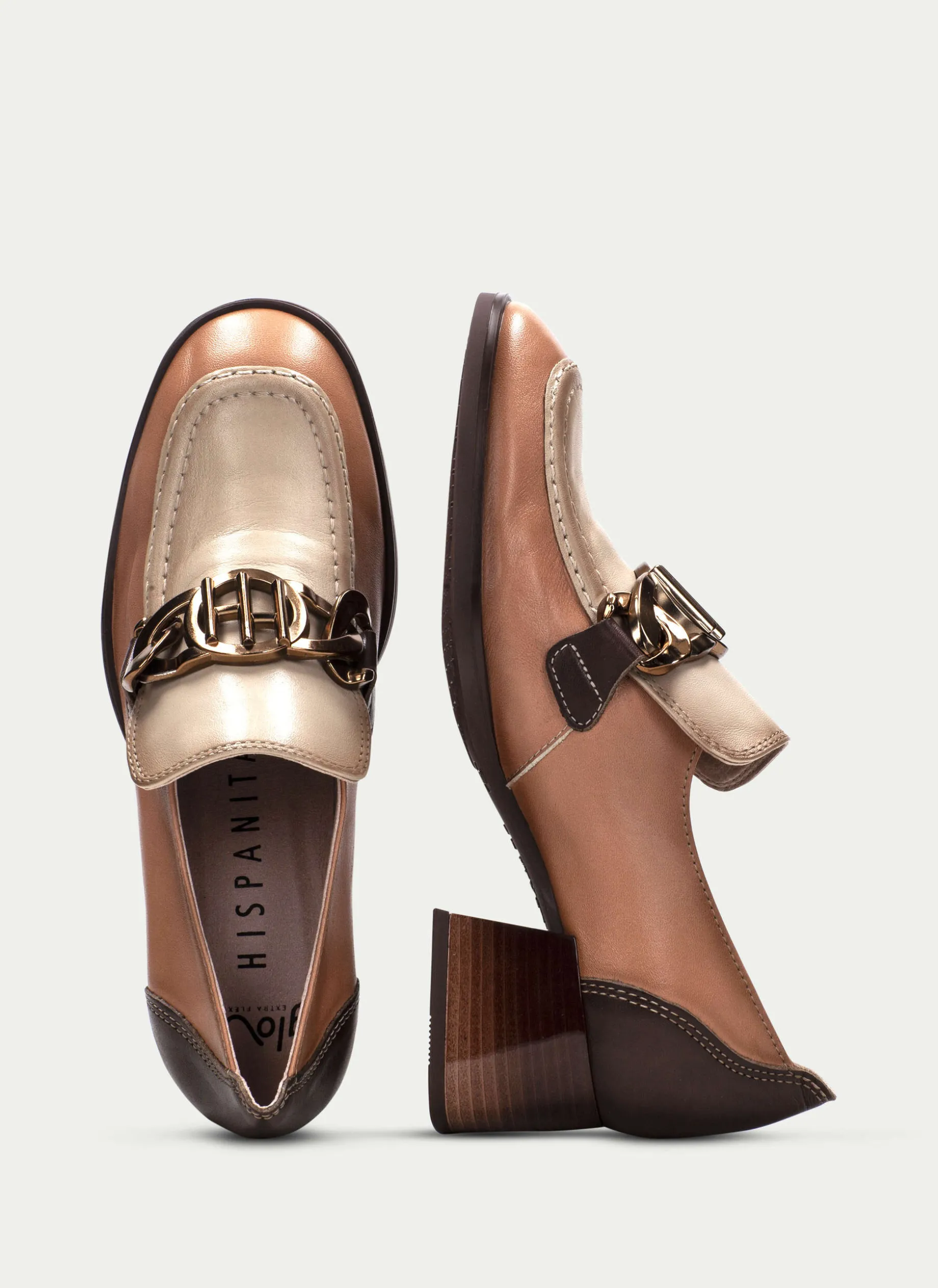 Moccasins charlize apricot-marfil