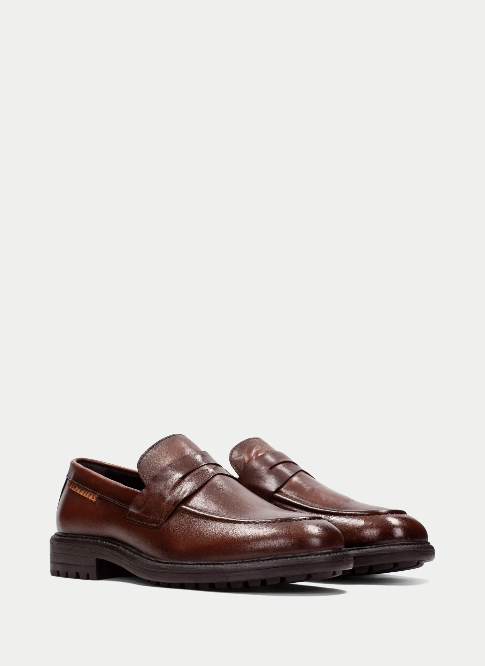 Moccasins couro
