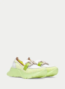 Moccasins Desportivos hawai branco-kiwi