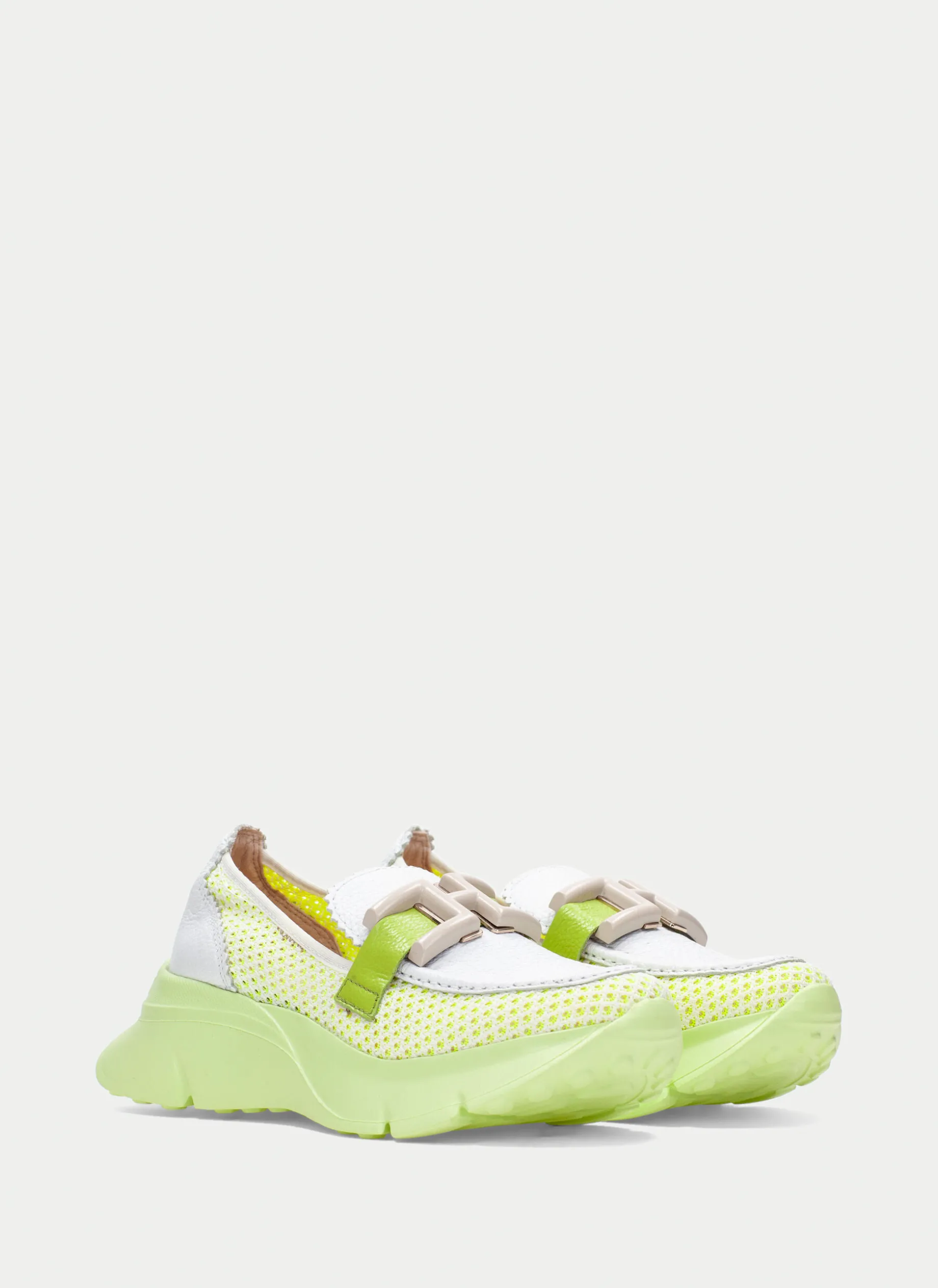 Moccasins Desportivos hawai branco-kiwi