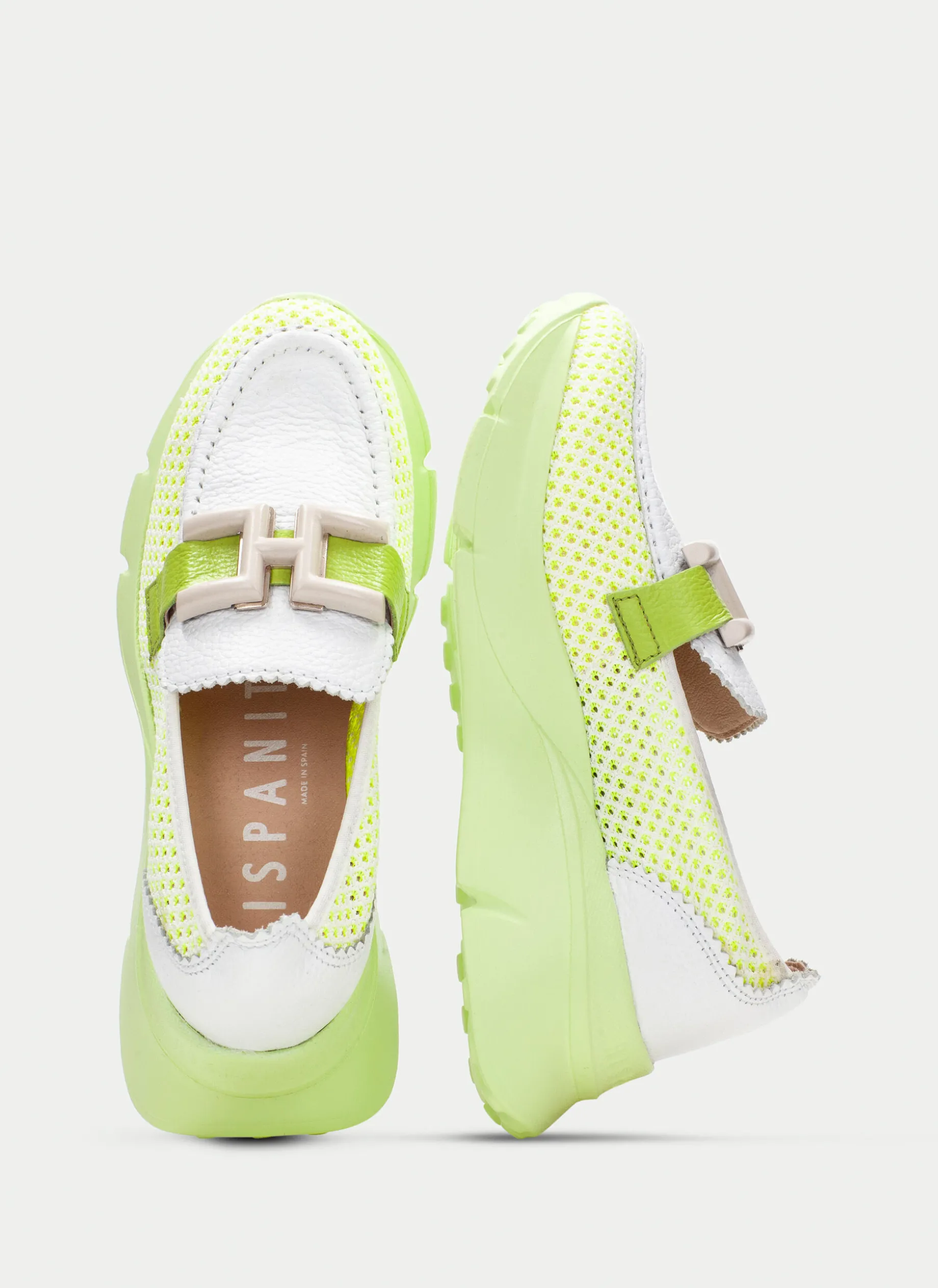 Moccasins Desportivos hawai branco-kiwi