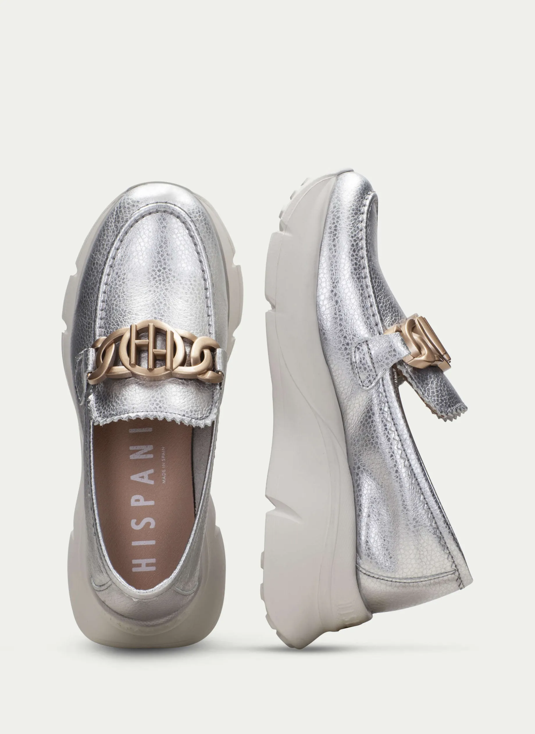 Moccasins Desportivos hawai prata