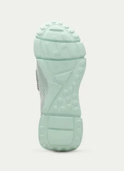 Moccasins Desportivos hawai branco-aquamarine