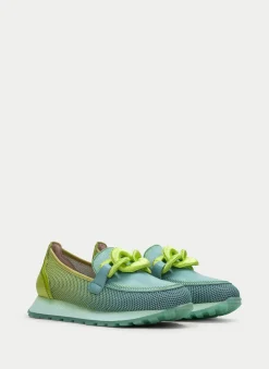 Moccasins Desportivos loira aquamarine-kiwi
